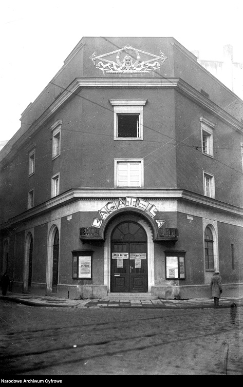 Teatr Bagatela po odbudowie w 1930 roku. Fot. Narodowe Archiwum Cyfrowe